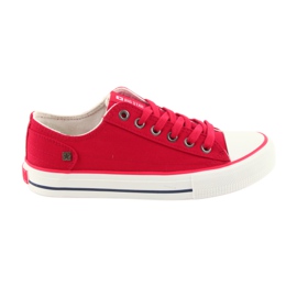 Red Big Star 274339 bundna sneakers röd