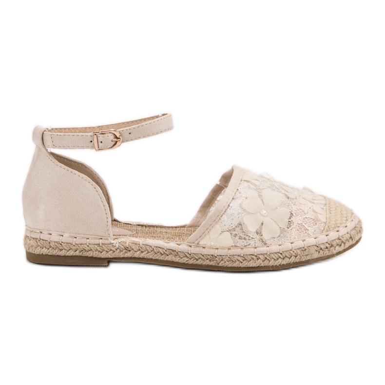 Nio Nio Spets Espadrilles brun