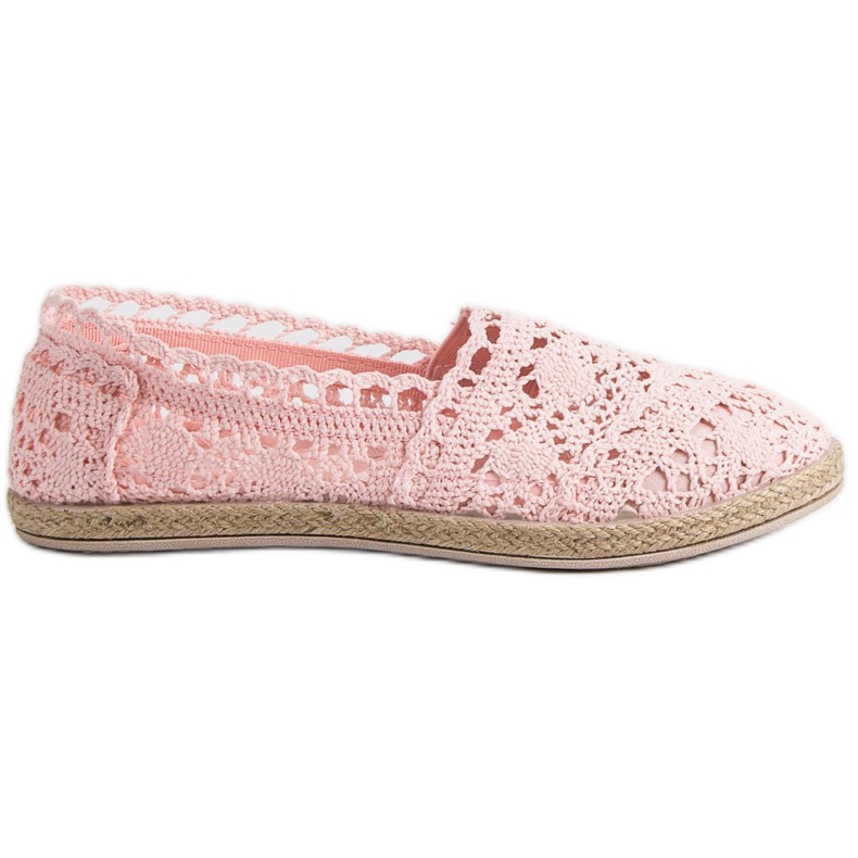 Sweet Shoes Rosa spets Espadrilles