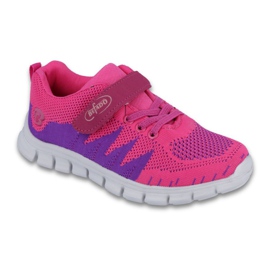 Befado barnskor upp till 23 cm 516Y023 purpur rosa