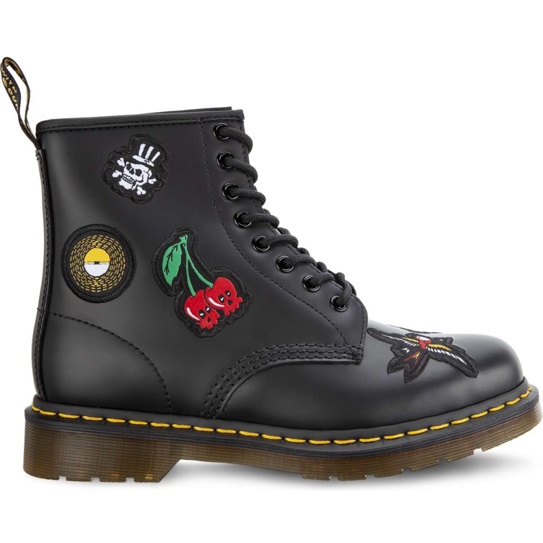 Dr. Martens 1460 Smidig patch svart