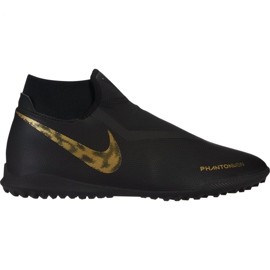 Nike Phantom Vsn Academy Df Tf M AO3269-077 fotbollsskor svart svart