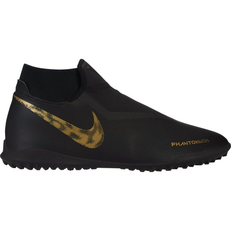 Nike Phantom Vsn Academy Df Tf M AO3269-077 fotbollsskor svart svart