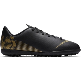 Nike Mercurial Vapor X 12 Club Tf Jr AH7355-077 fotbollsskor mångfärgad svart