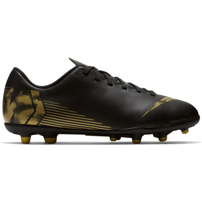 Nike Mercurial Vapor 12 Club Mg Jr AH7350-077 fotbollsskor mångfärgad svart