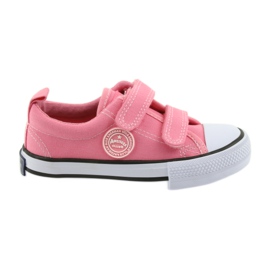Amerikanska rosa American Club LH50 sneakers vit