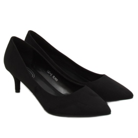 Pumps lågklackat svart 123-2 Svart