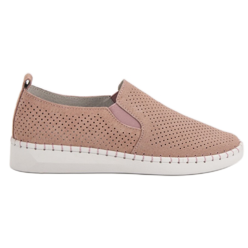 Filippo Sneakers i läder rosa