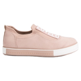 Ideal Shoes Lovelo Slip-On sneakers brun