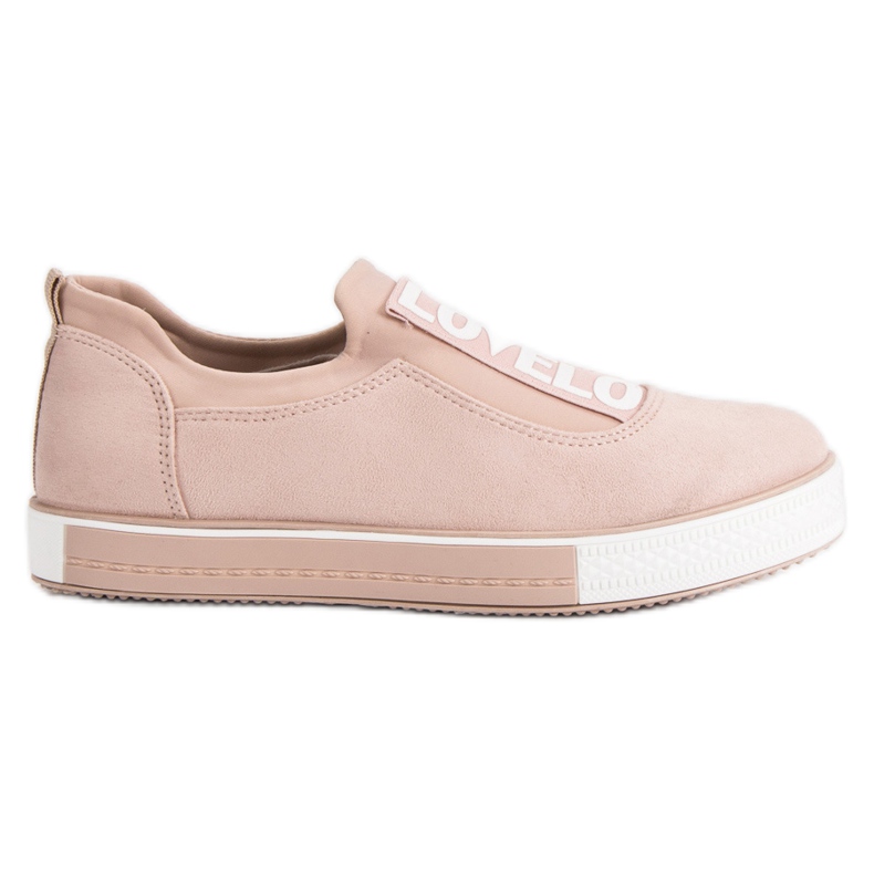 Ideal Shoes Lovelo Slip-On sneakers brun