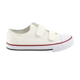 Vita sneakers med kardborreband Atletico TDZ-7-V