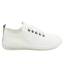 Kvinnors svartvita sneakers BO-1 Black