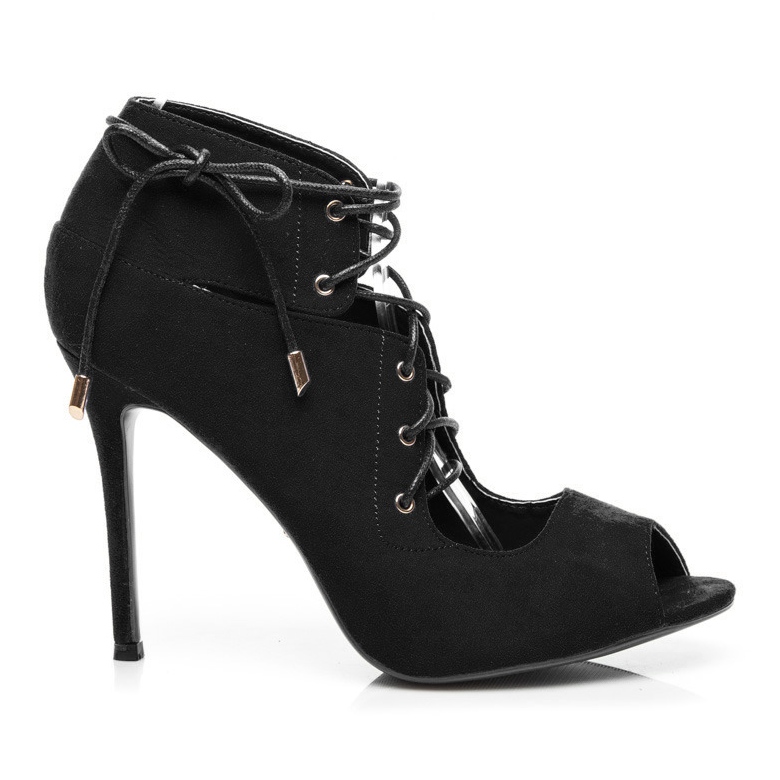 Vices Mirella bundna sandaler svart