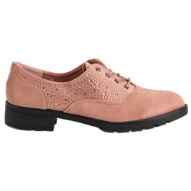 Pulvermocka Brogues rosa