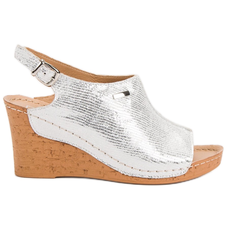 Filippo Lätta kilsandaler grå