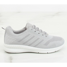 BOK-1181 Silvergrå sportskor