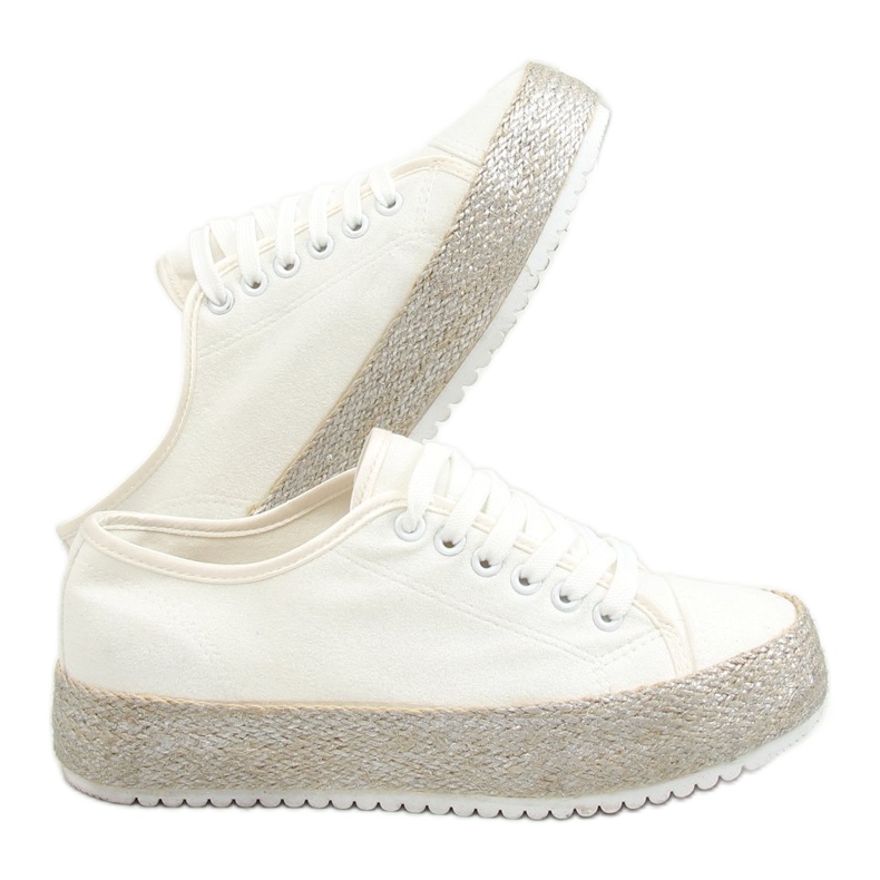 Vita espadrillosneakers R-365 Vit
