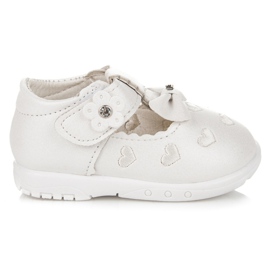 Tofflor I Hjärtan vit