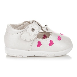 Tofflor I Hjärtan vit