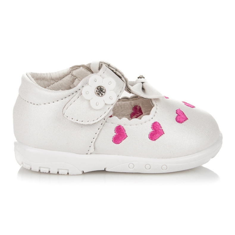 Tofflor I Hjärtan vit