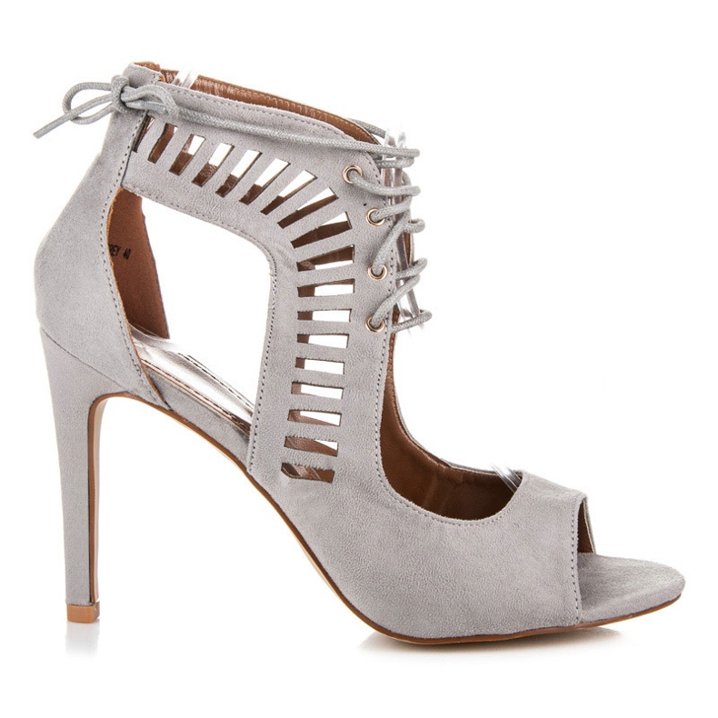 Queen Bee Sandaler i mocka grå