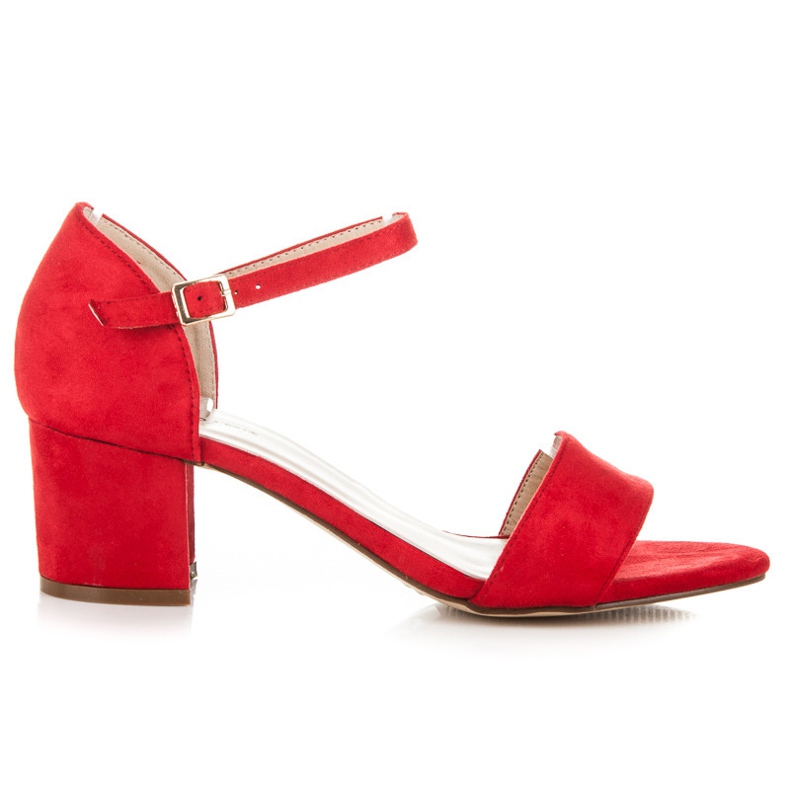 Poti Pati Spännsandaler röd