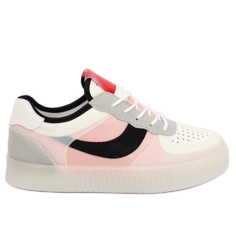 Rosa LA51P Rosa snygga sneakers