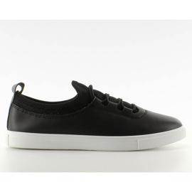 Mjuka sneakers med 8-10 Black II-GAT gummiband svart