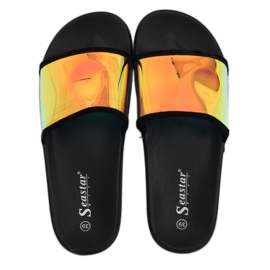 Svarta tofflor i bensin CK80P Svart