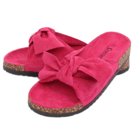 Fuchsia mocka CK02P Fushia tofflor rosa
