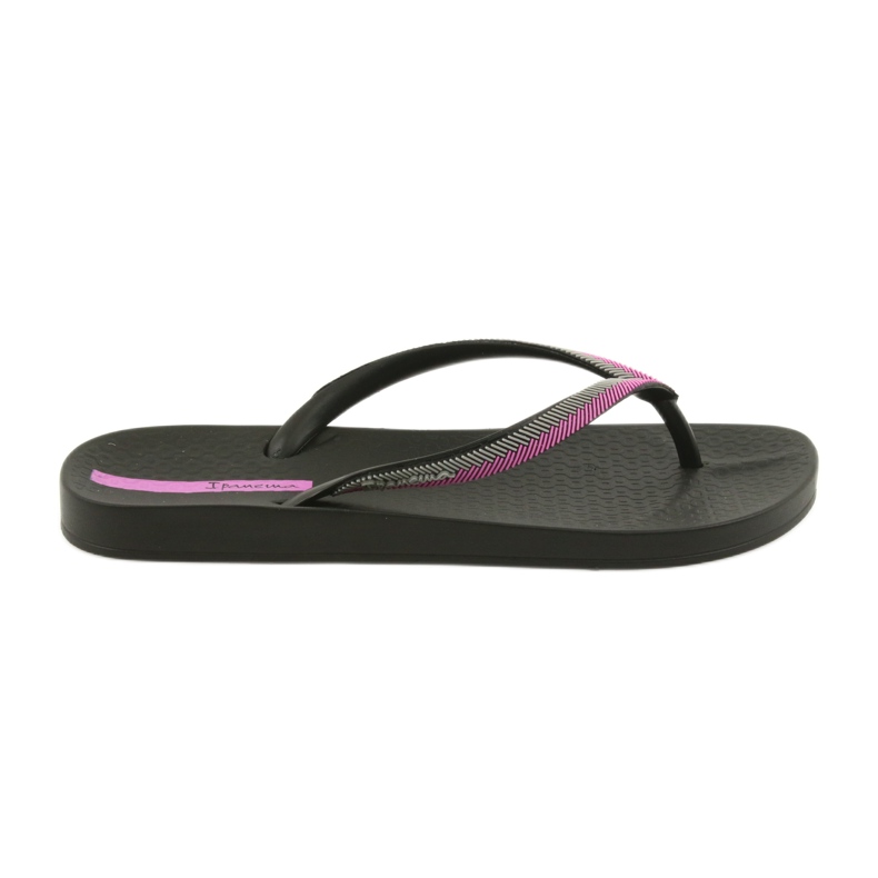 Ipanema Kvinnors flip flops 82518 svart/fuchsia