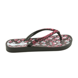 Ipanema 82519 svarta flip-flops rosa