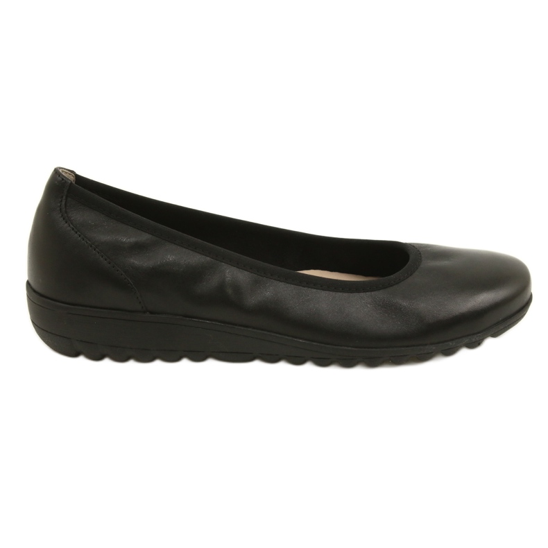 Caprice Black Nappa Ballerina 9-22161-28 svart