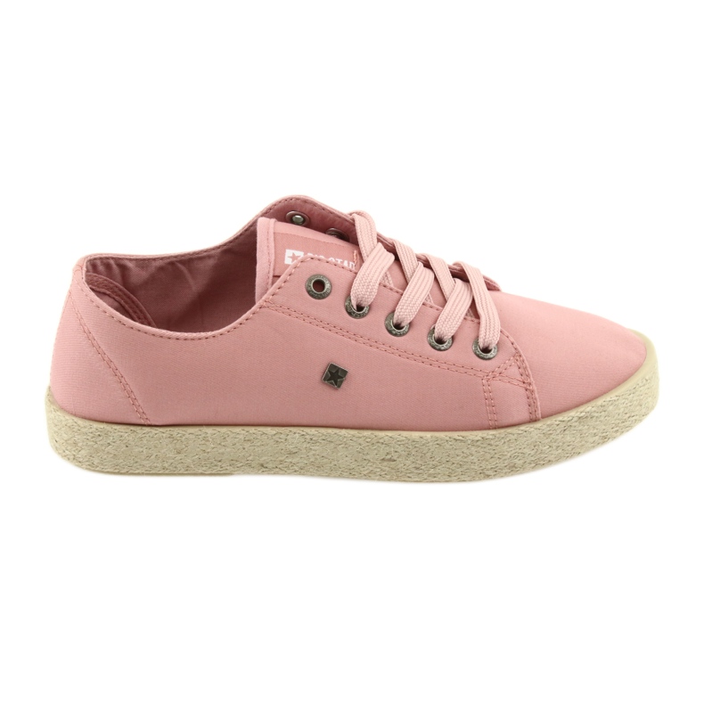 Big Star Rosa kvinnors espadrilles sneakers 274425