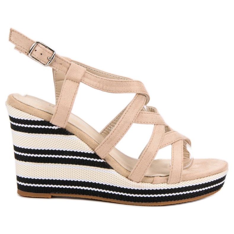 Kerline Trendiga kilsandaler beige