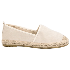 Bestelle Mocka Espadrilles gul