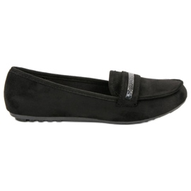 Casual mocka loafers svart