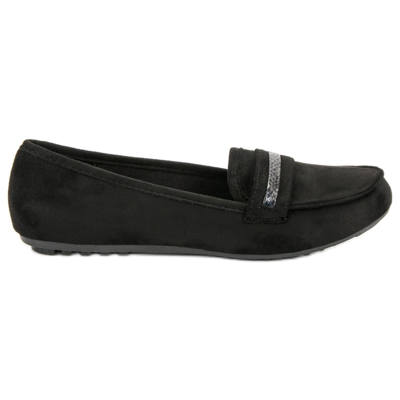 Casual mocka loafers svart