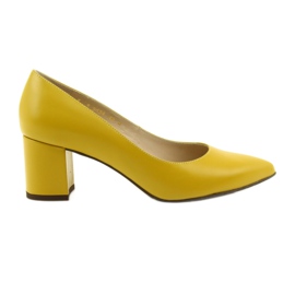 Pumpar och skor för kvinnor Anis senap mångfärgad