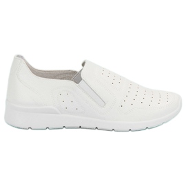 Queen Bee Slip On Light Sneakers vit