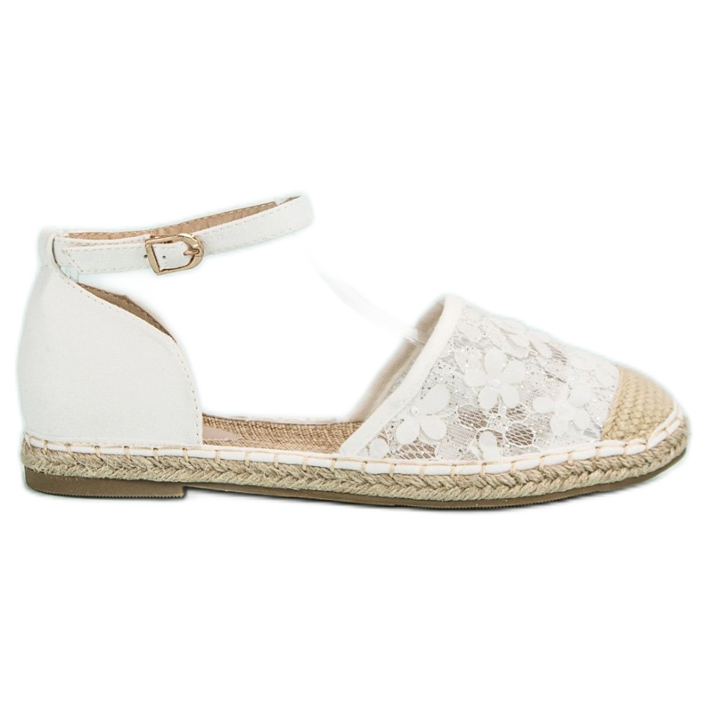 Nio Nio Spets Espadrilles vit