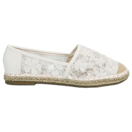 Nio Nio Lacy Espadrilles i blommor vit