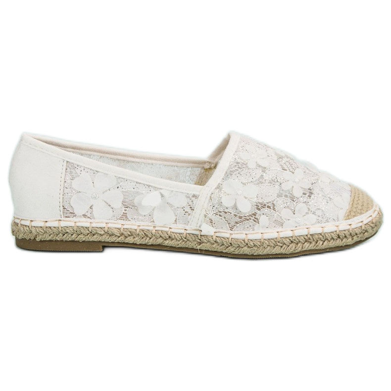 Nio Nio Lacy Espadrilles i blommor vit
