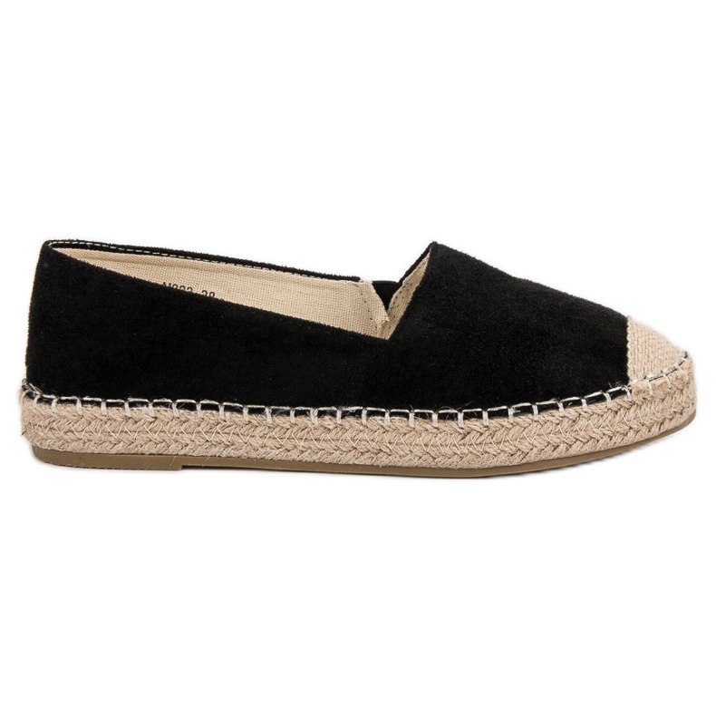 Small Swan Mocka Espadrilles svart