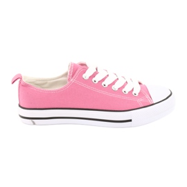 Rosa American Club damskor bundna sneakers