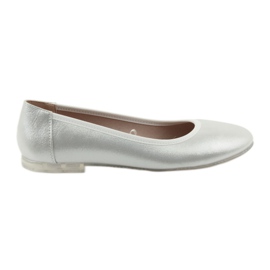 Sergio Leone Silver kvinnors ballerinas bl607