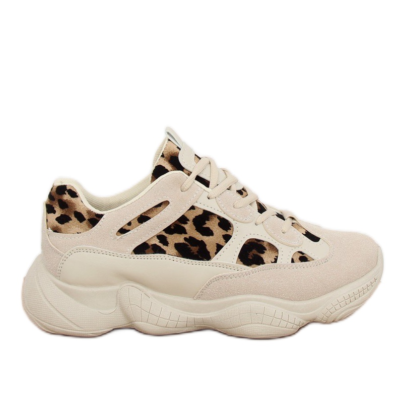 M-020 leopardbeige sportskor