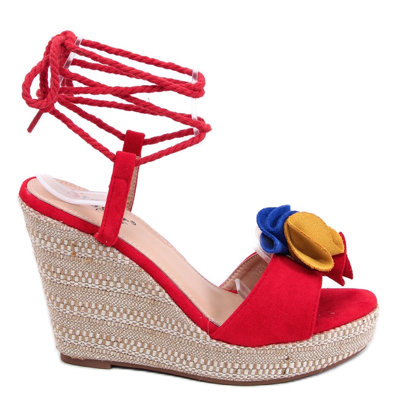 Röda kilsandaler YY27P Röd