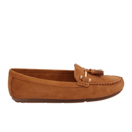 Damloafers camel L7183 Camel brun