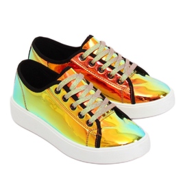 FZ09 Golden bensin sneakers gyllene